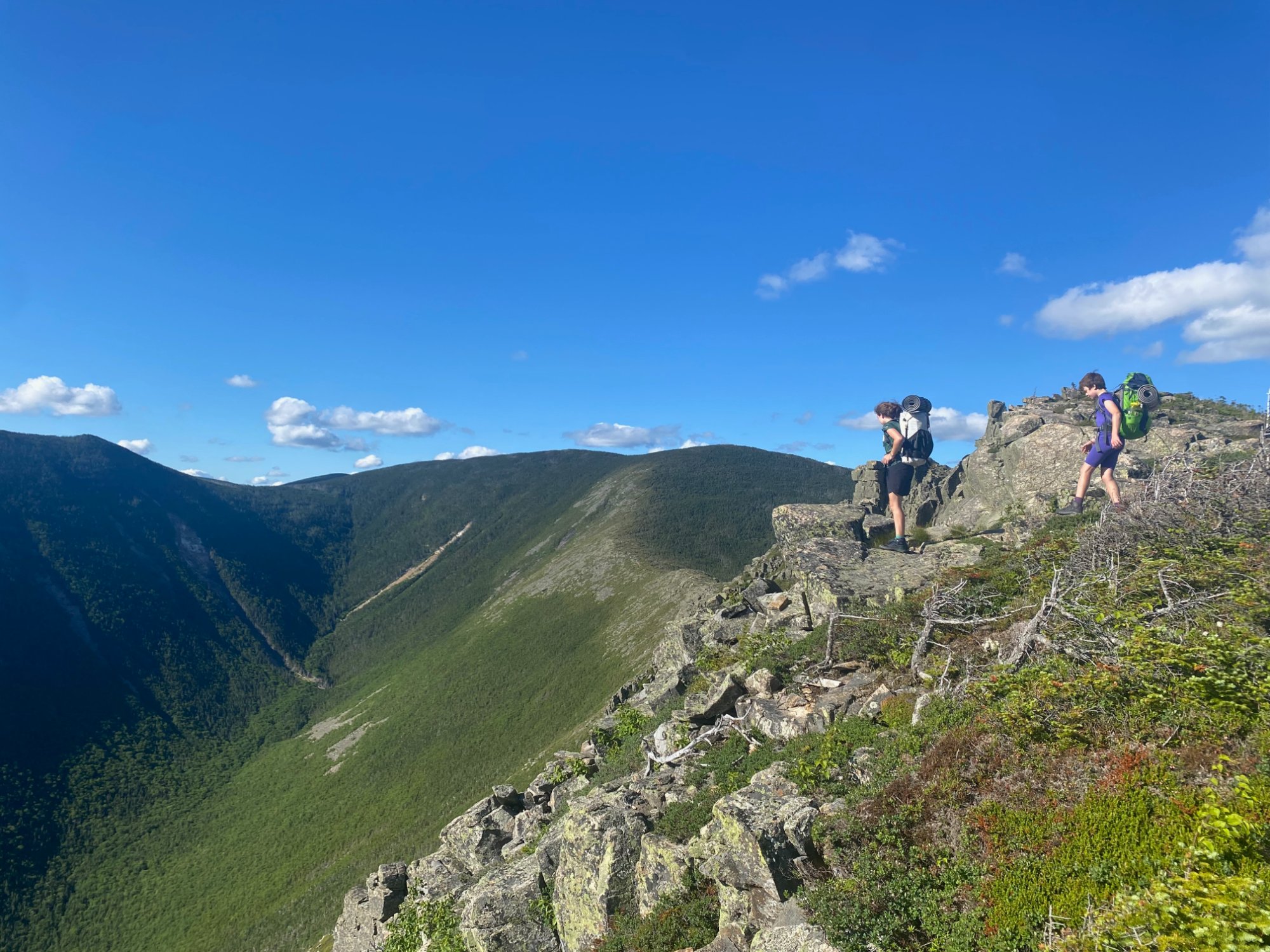 Traversing Franconia Ridge